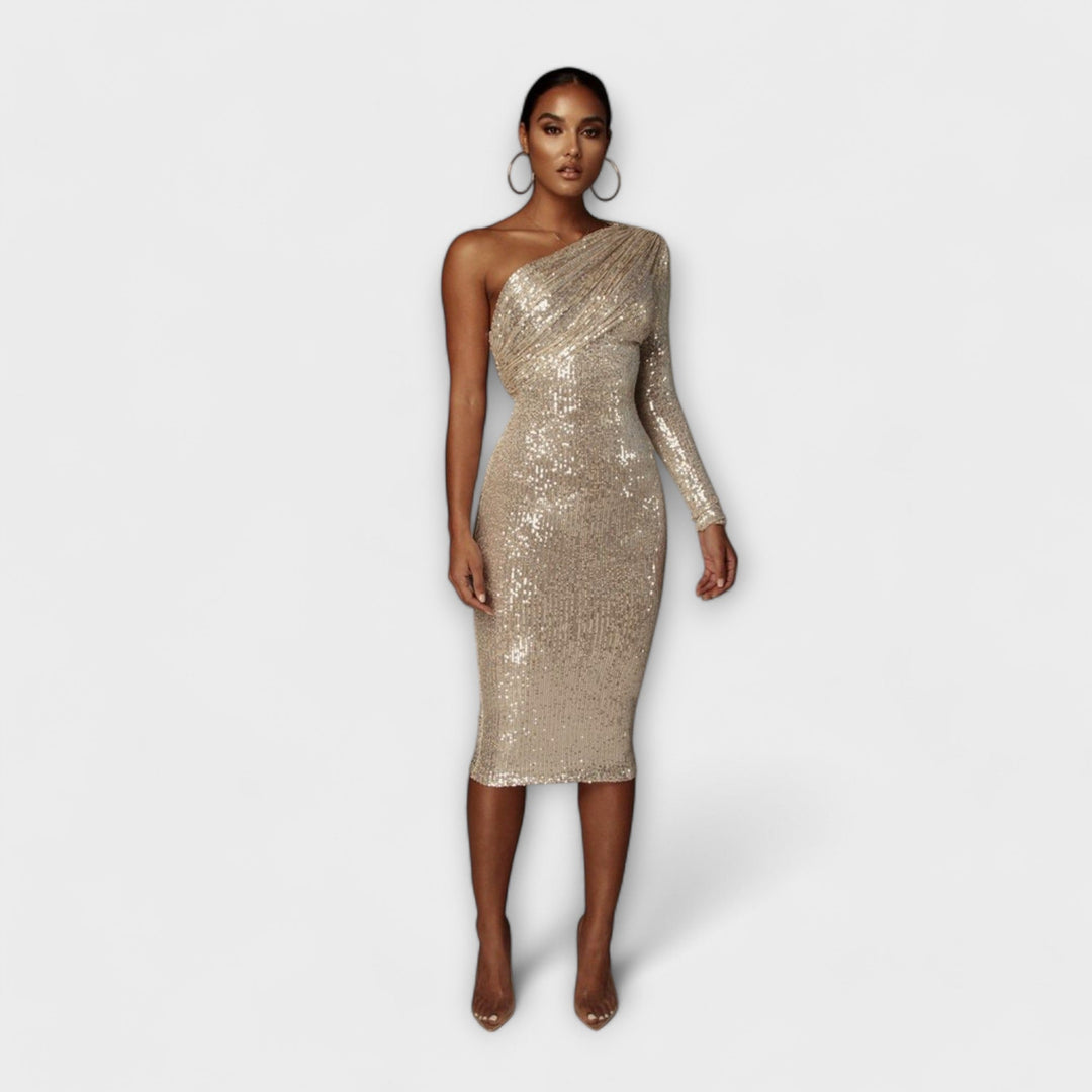 Margely - Evening Dress with wrap bust