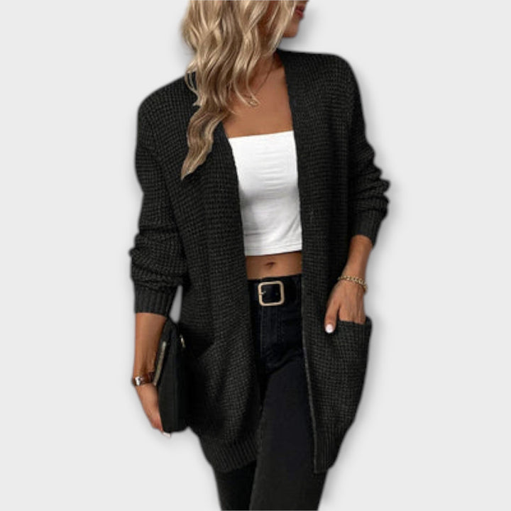 Nancy - Casual Knitted Cardigan with pockets