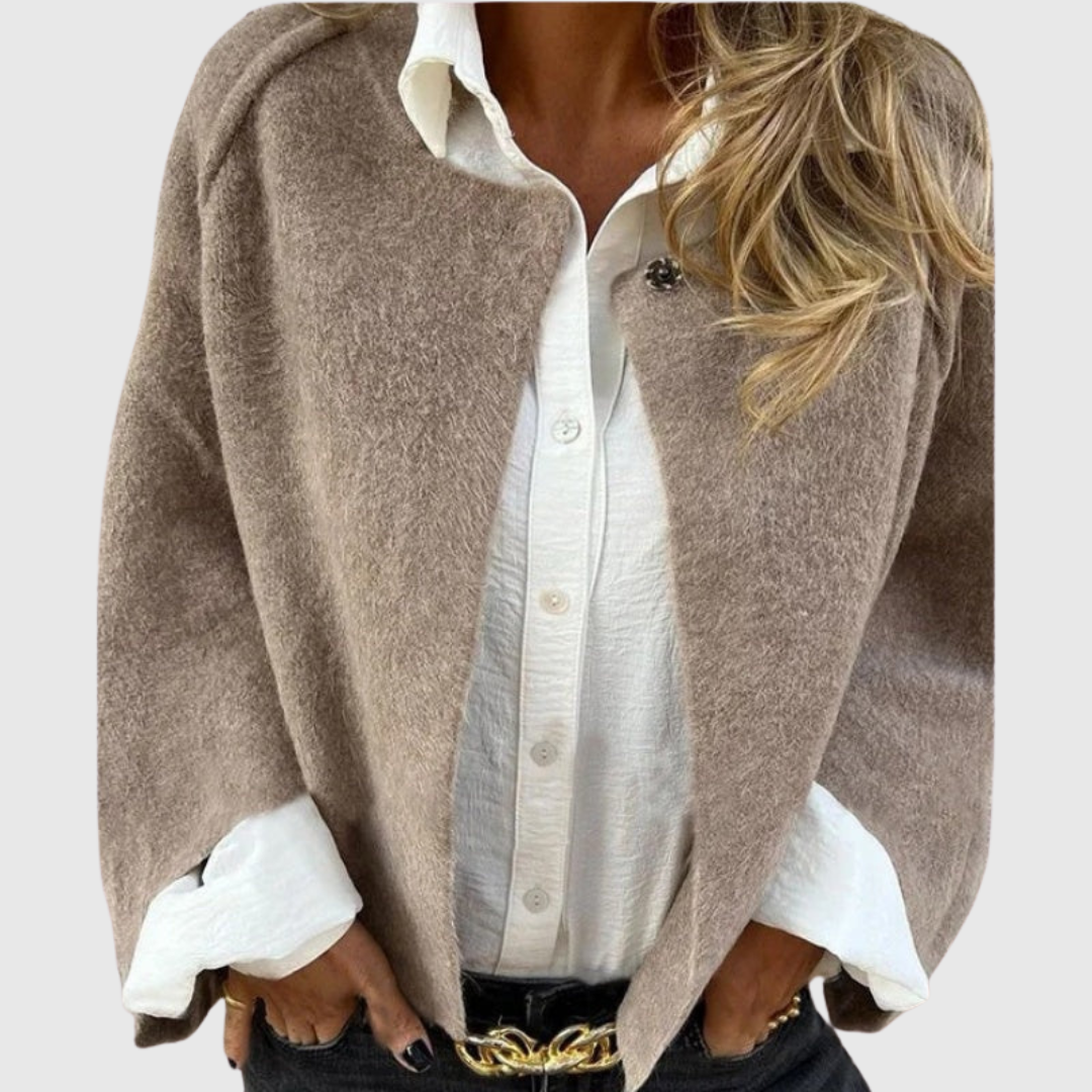 Elise™ | Short Coat with Chic Flared Sleeves
