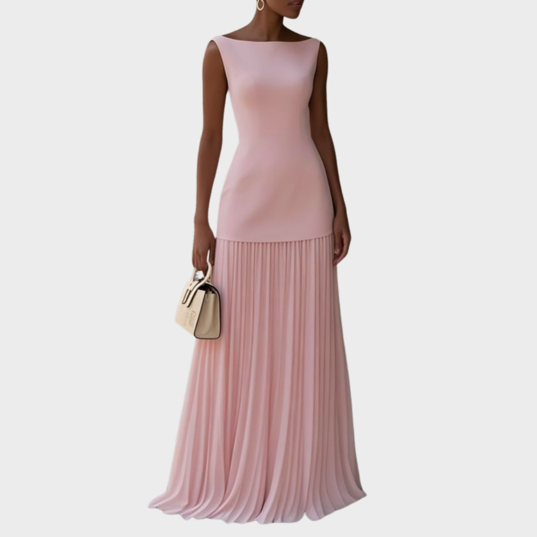 Serena – Pleated Maxi Dress