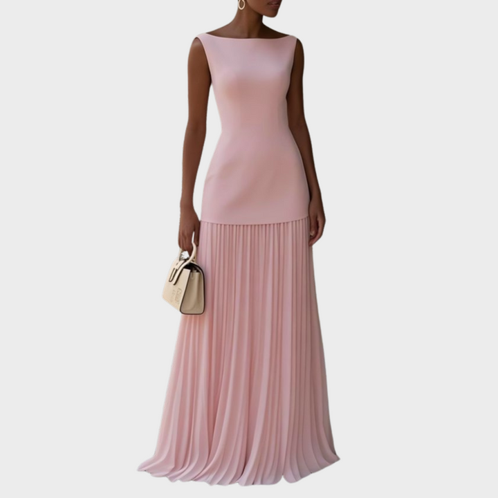 Serena – Pleated Maxi Dress