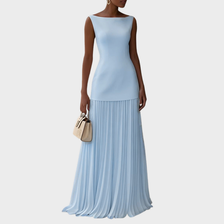 Serena – Pleated Maxi Dress