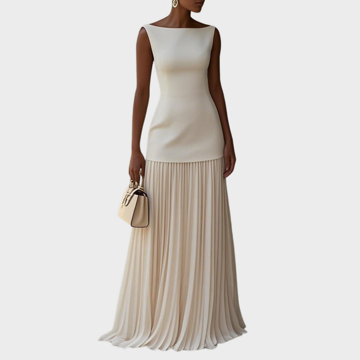 Serena – Pleated Maxi Dress