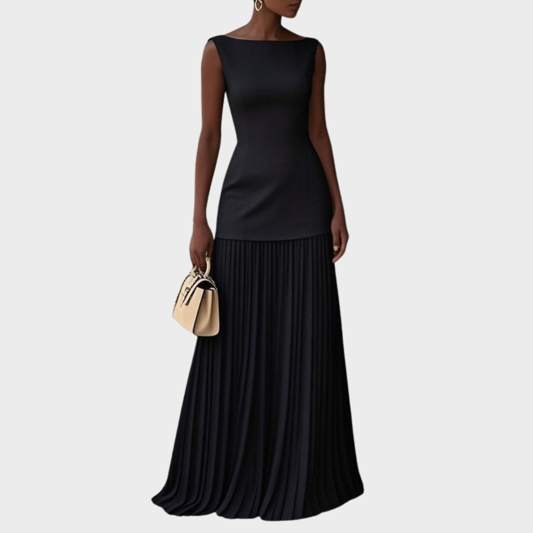 Serena – Pleated Maxi Dress