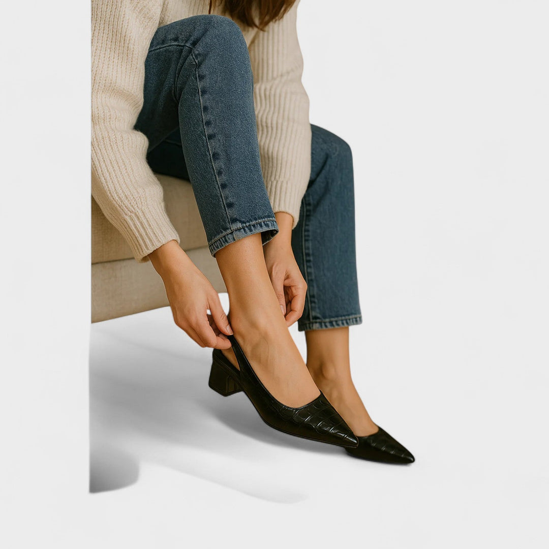 Vera – Crocodile high heel shoes