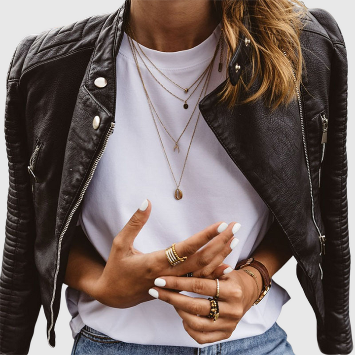 Santana™ | Elegant Leather Jacket