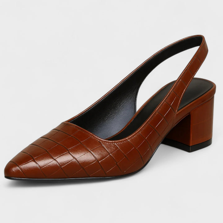 Vera – Crocodile high heel shoes