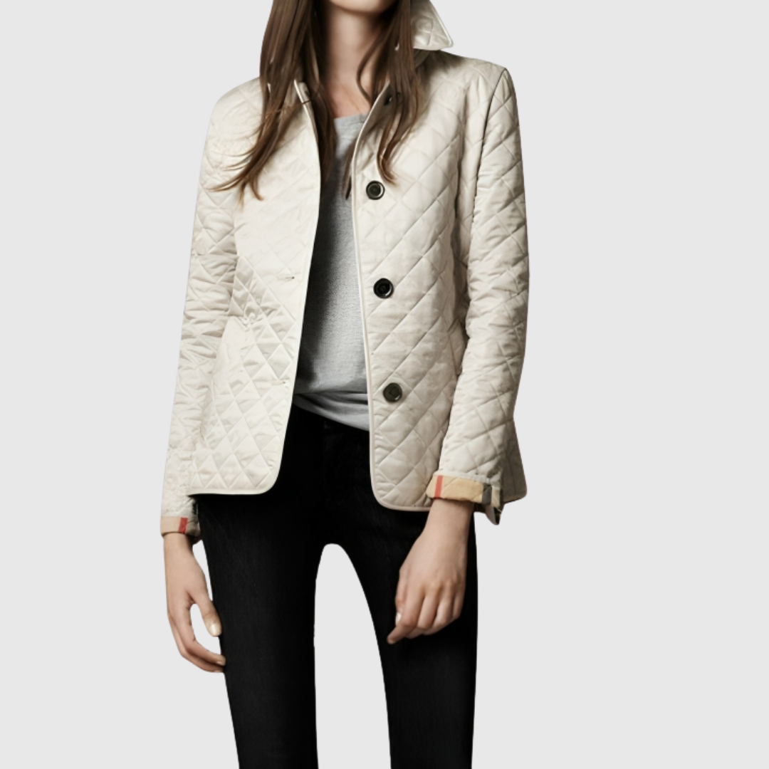 Emily | Women’s Quilted Button-Up Jacket