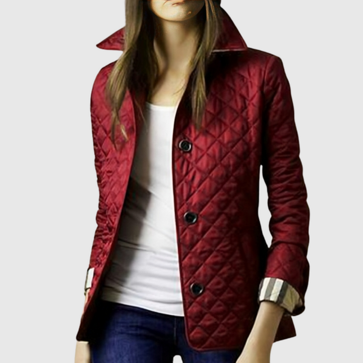 Emily | Women’s Quilted Button-Up Jacket