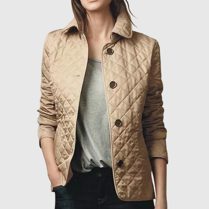 Emily | Women’s Quilted Button-Up Jacket
