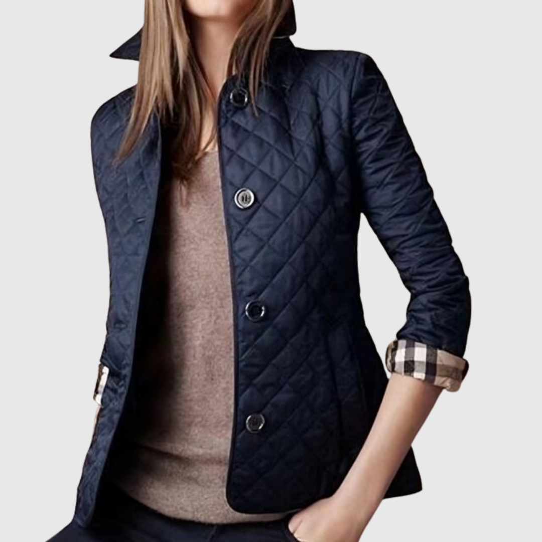 Emily | Women’s Quilted Button-Up Jacket