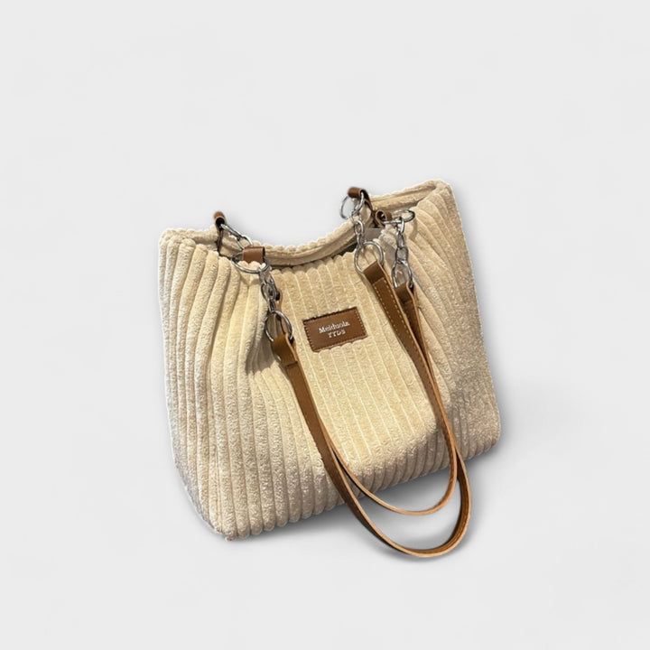 Lora. - Soft Corduroy Shoulder Bag