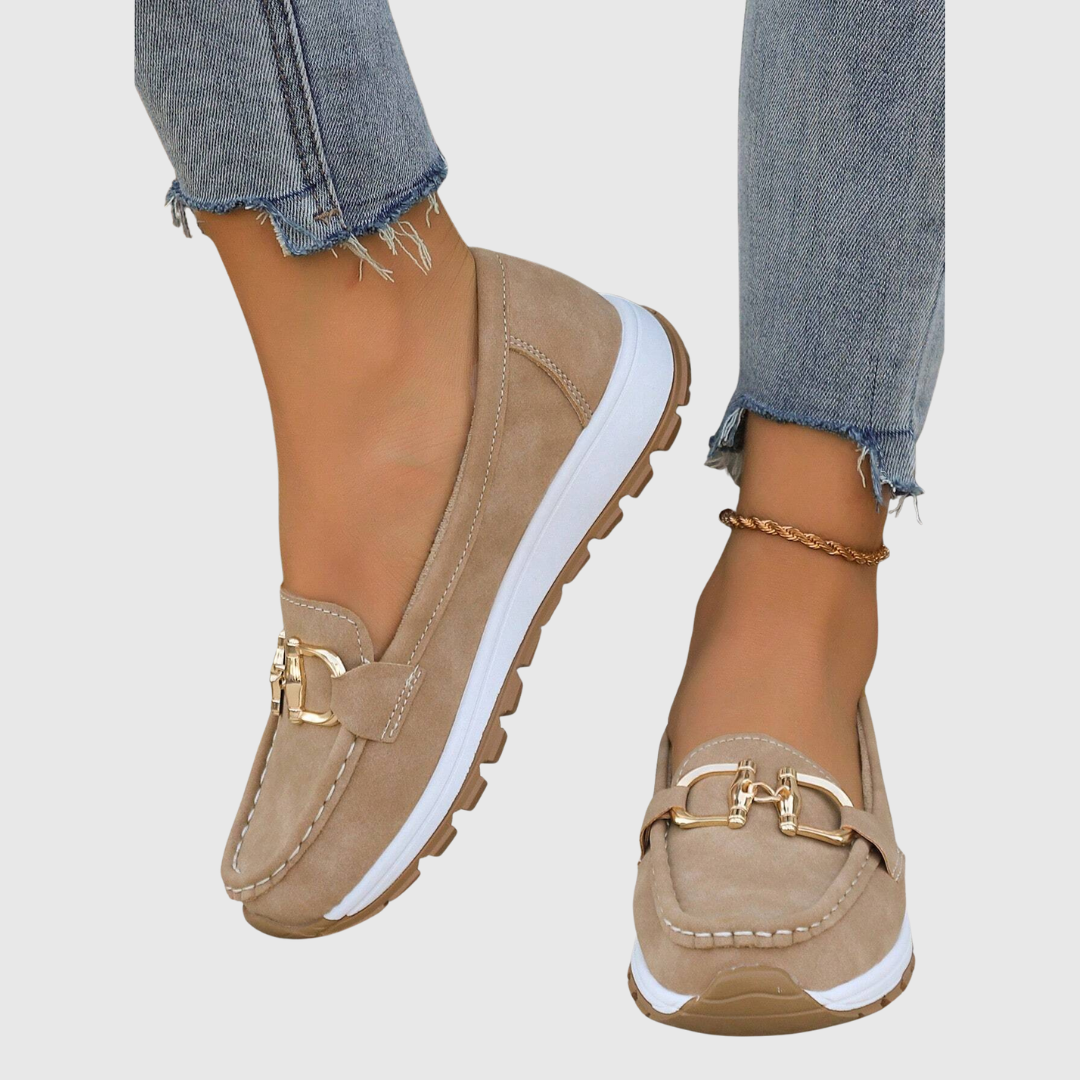 Ellie | Flat Buckle Loafers