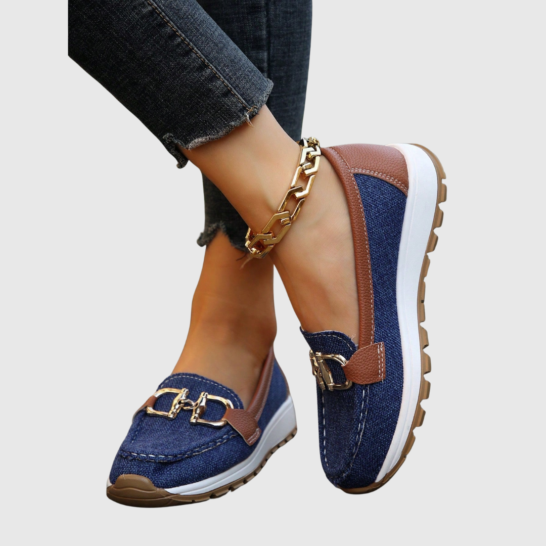 Ellie | Flat Buckle Loafers