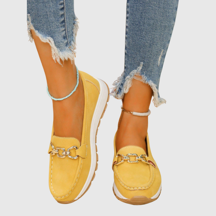 Ellie | Flat Buckle Loafers