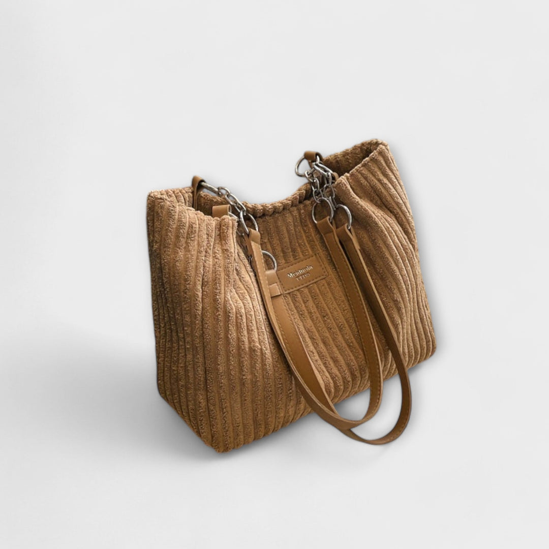 Lora. - Soft Corduroy Shoulder Bag
