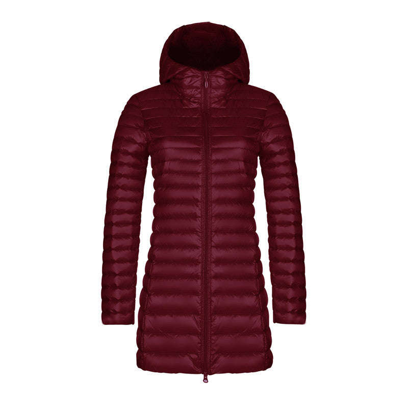 Elara | Slim Hooded Down Jacket