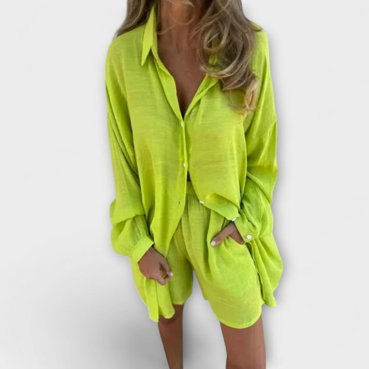 Miravo – Blouse & Shorts Co-ord Set