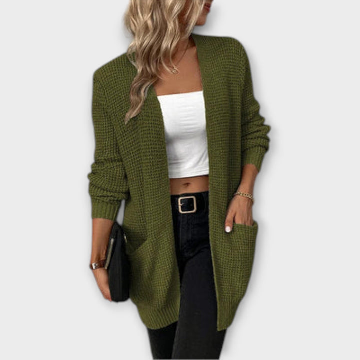 Nancy - Casual Knitted Cardigan with pockets