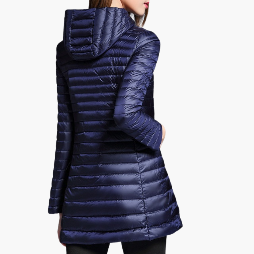 Elara | Slim Hooded Down Jacket