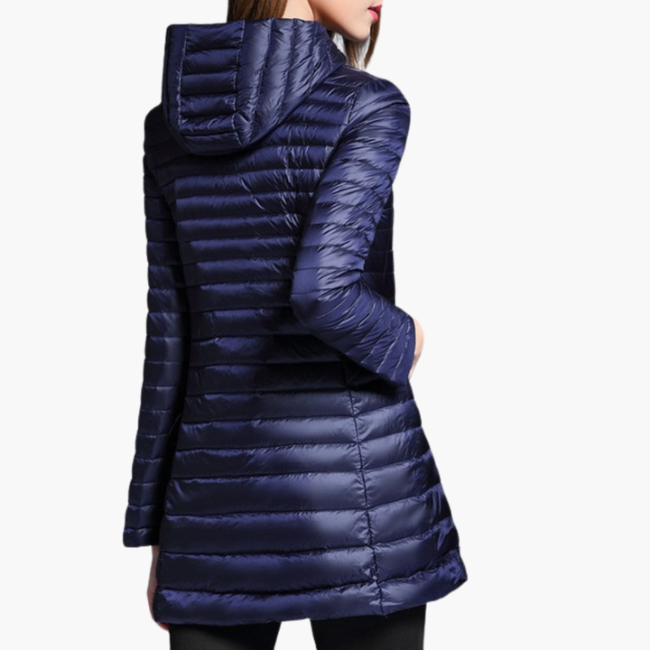 Elara | Slim Hooded Down Jacket