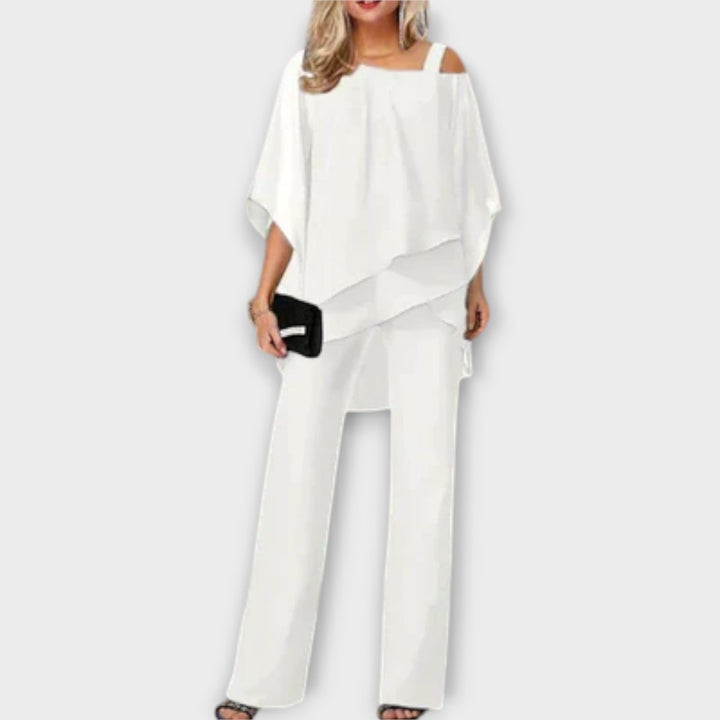 Celeste – Chiffon Evening Set