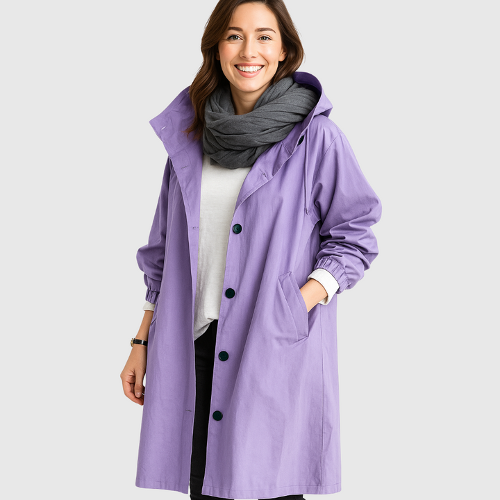 Nora | Oversized Waterproof Raincoat for Women