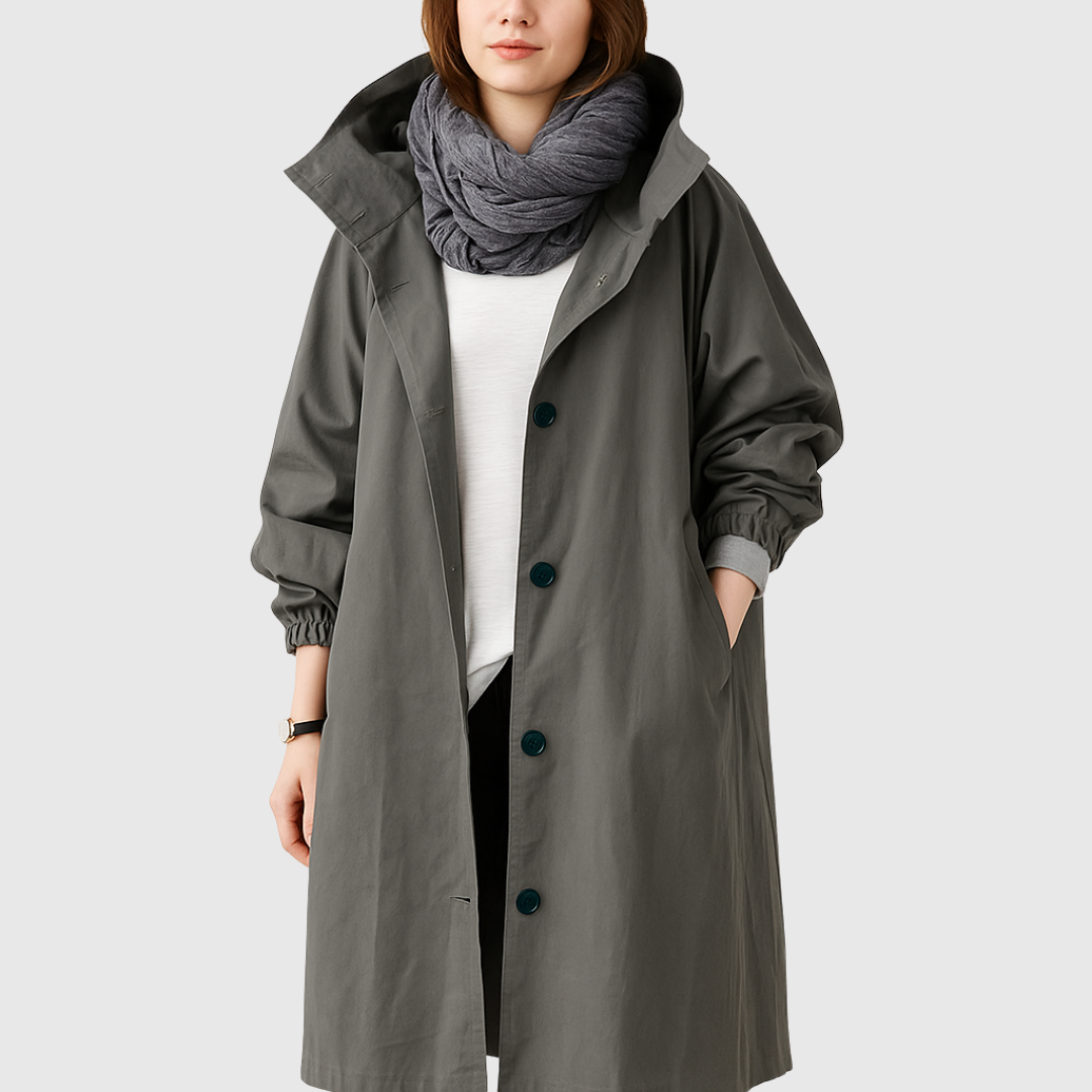 Nora | Oversized Waterproof Raincoat for Women