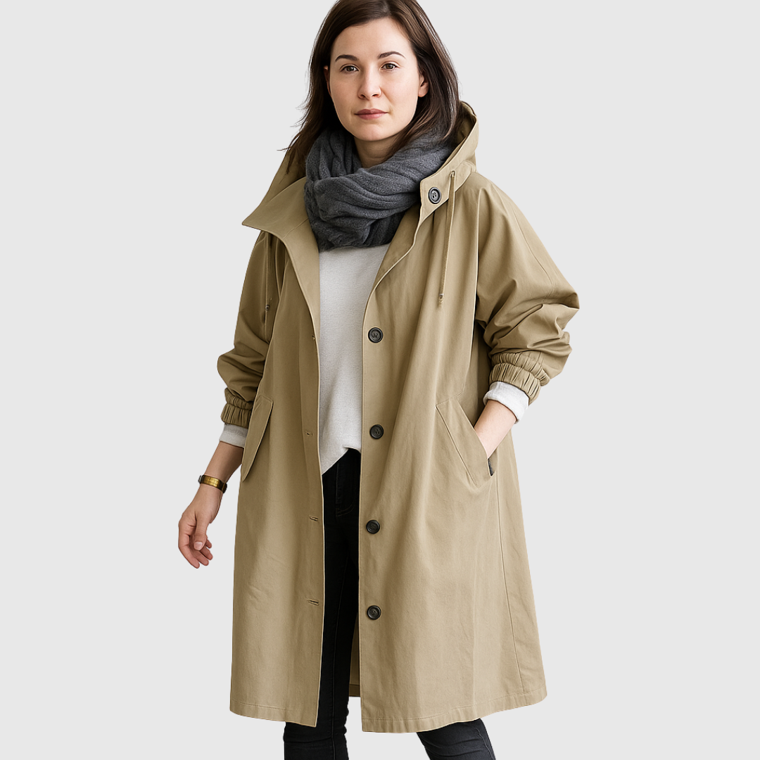 Nora | Oversized Waterproof Raincoat for Women