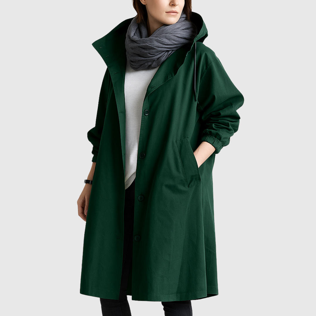 Nora | Oversized Waterproof Raincoat for Women