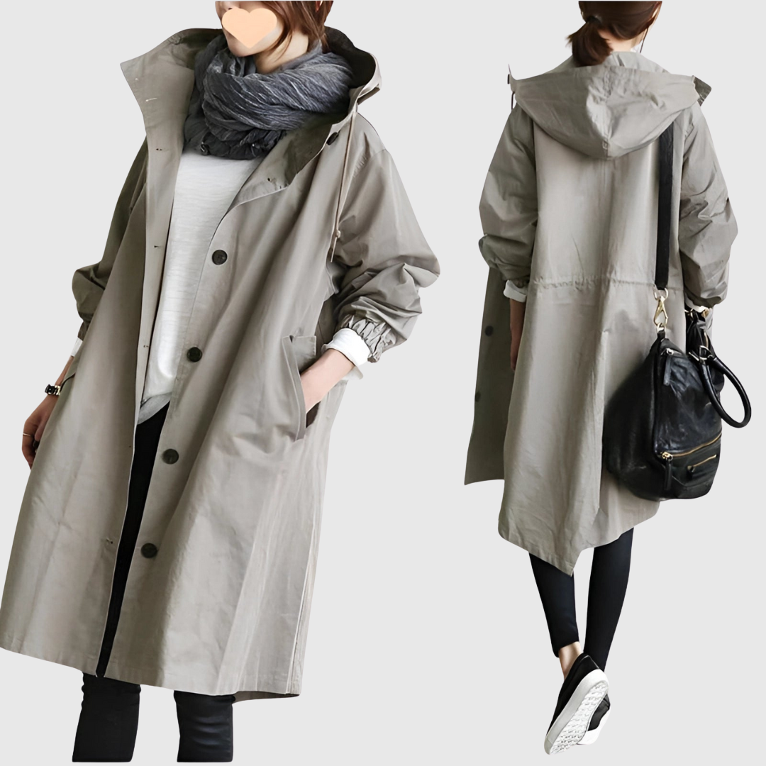 Nora | Oversized Waterproof Raincoat for Women