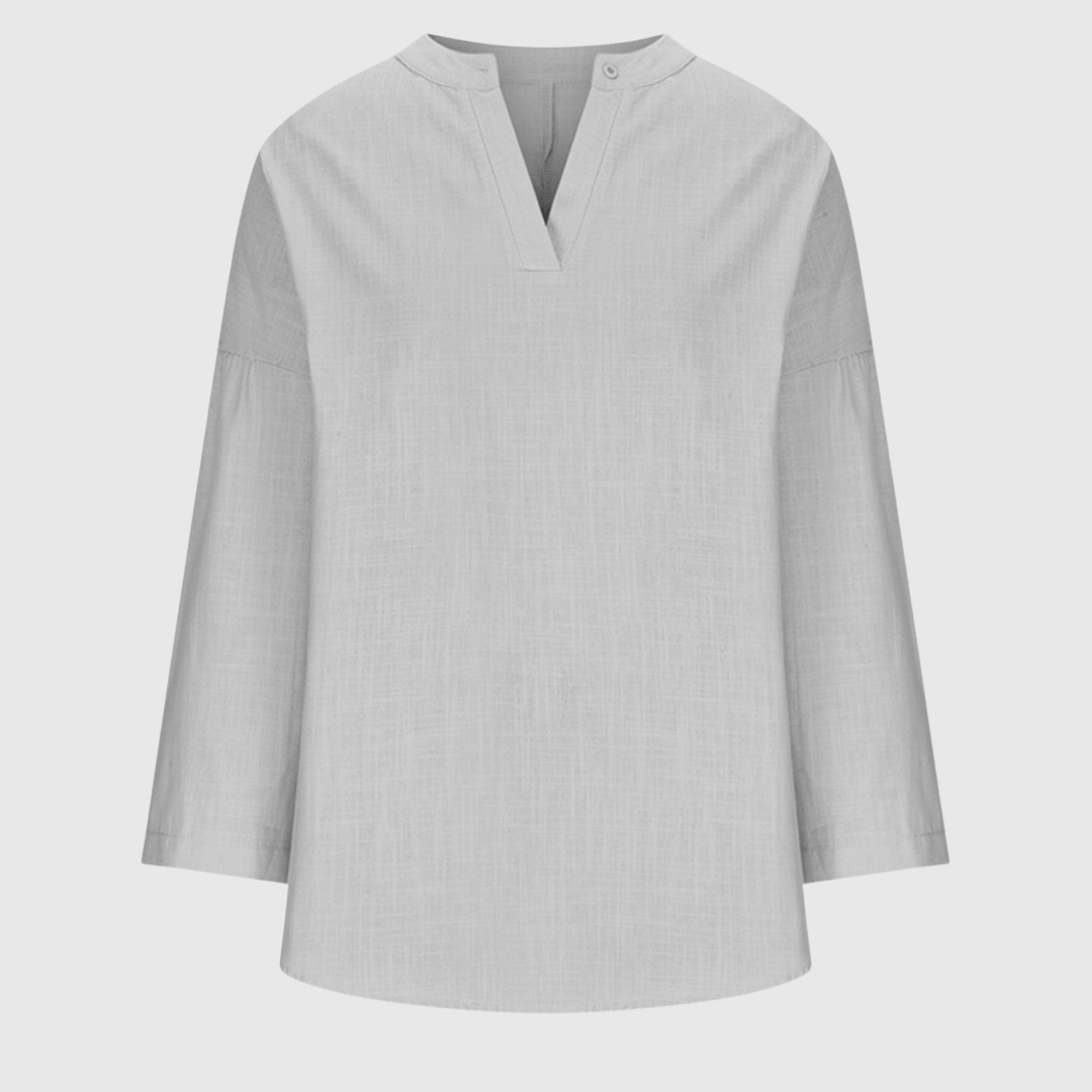 Daisy Loose Cotton Beach Shirt for Women