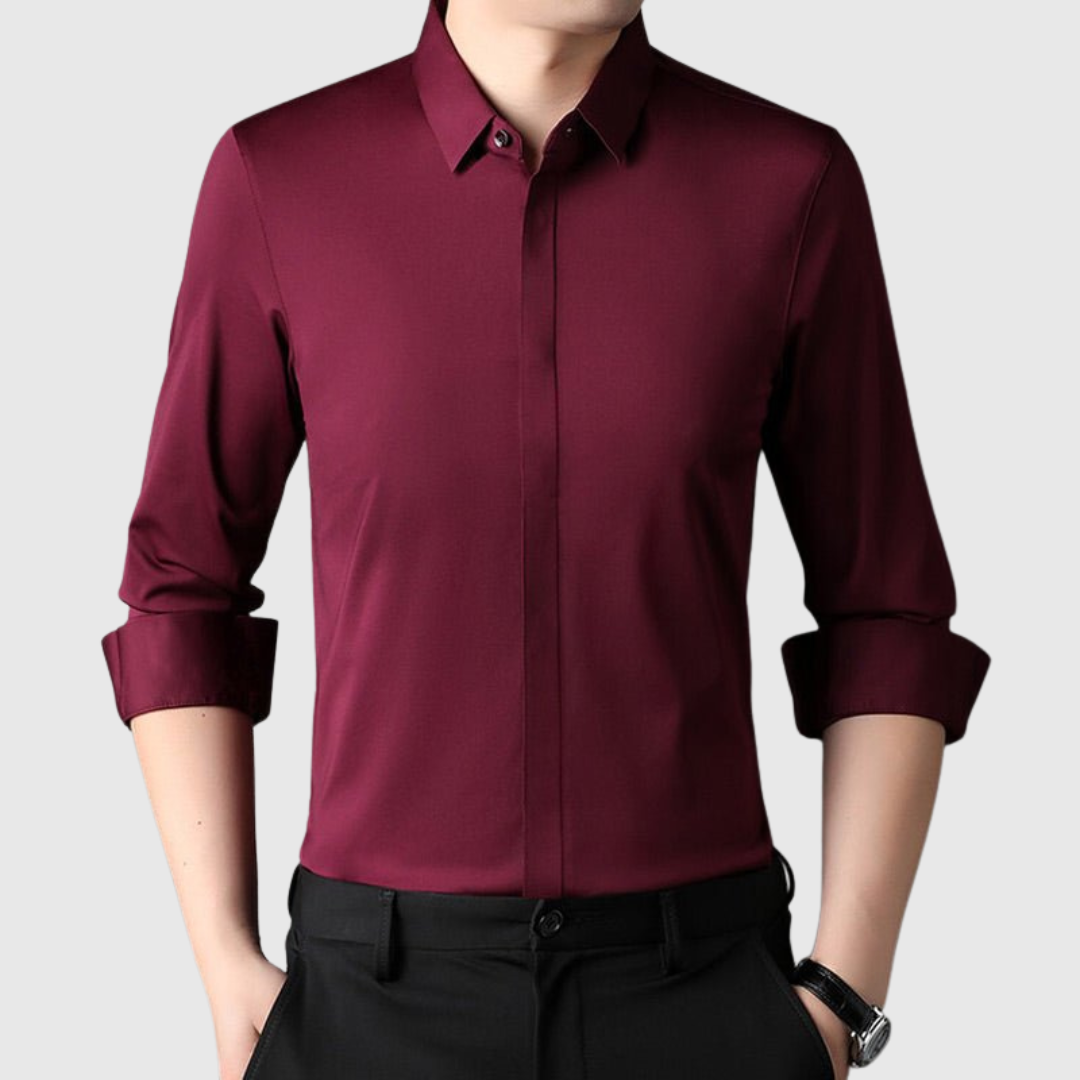 Mitchel | Wrinkle-Free Stretch Shirt for Men