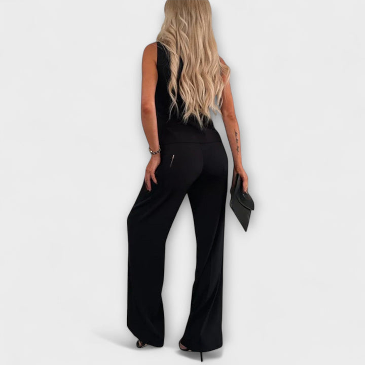 Wilhelmina – Sleeveless Top & Trouser Co-ord Set