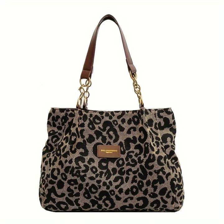 Leonora – Leopard Charm Tote