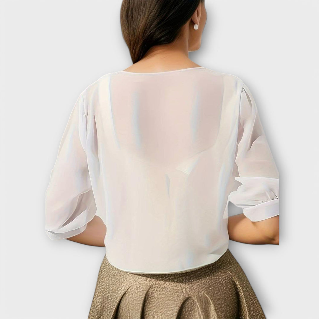 Olivia | Blouse with open front