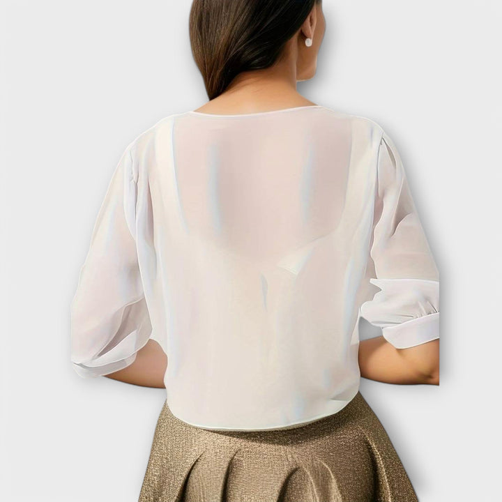 Olivia | Blouse with open front