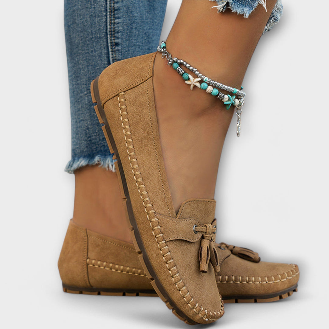 Teresa - Leather moccasins