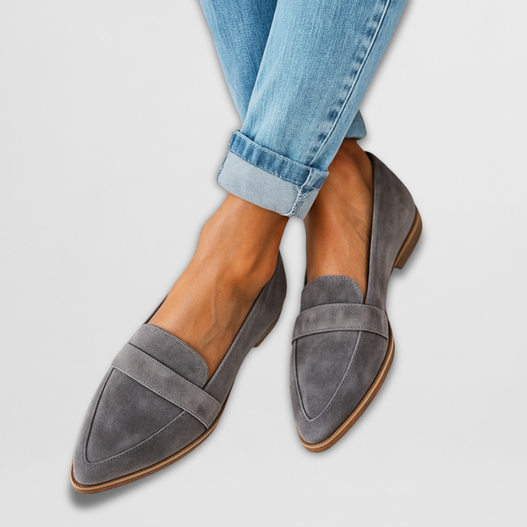 Andresa – Soft suede loafers for women