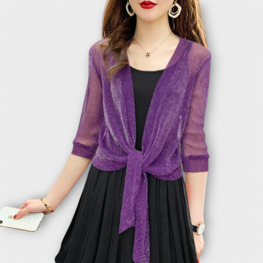 Olivia | Blouse with open front