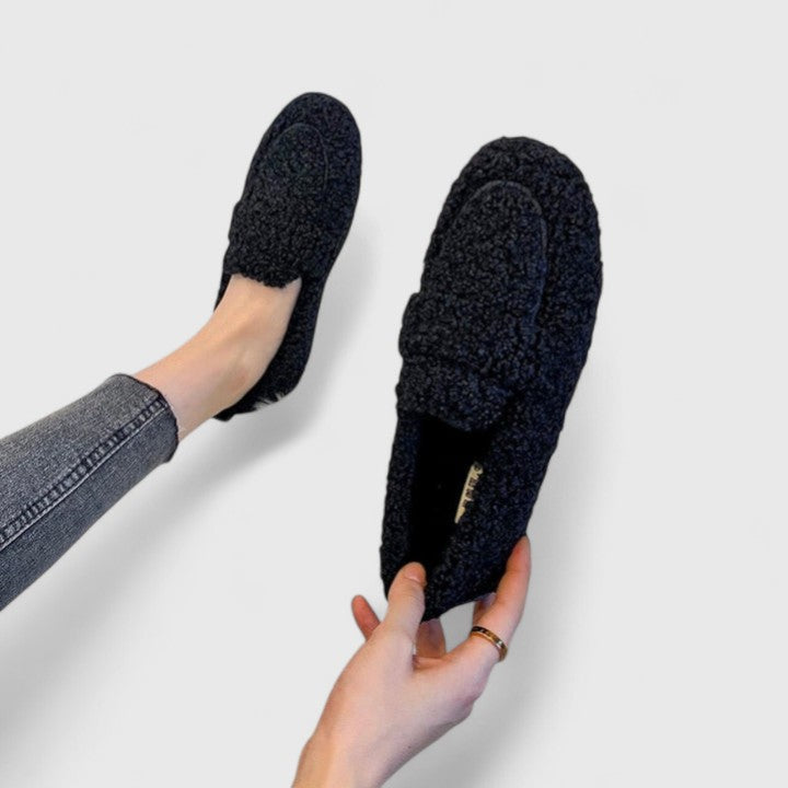 Solenne - Warm Slip-Ons with Elegant Design
