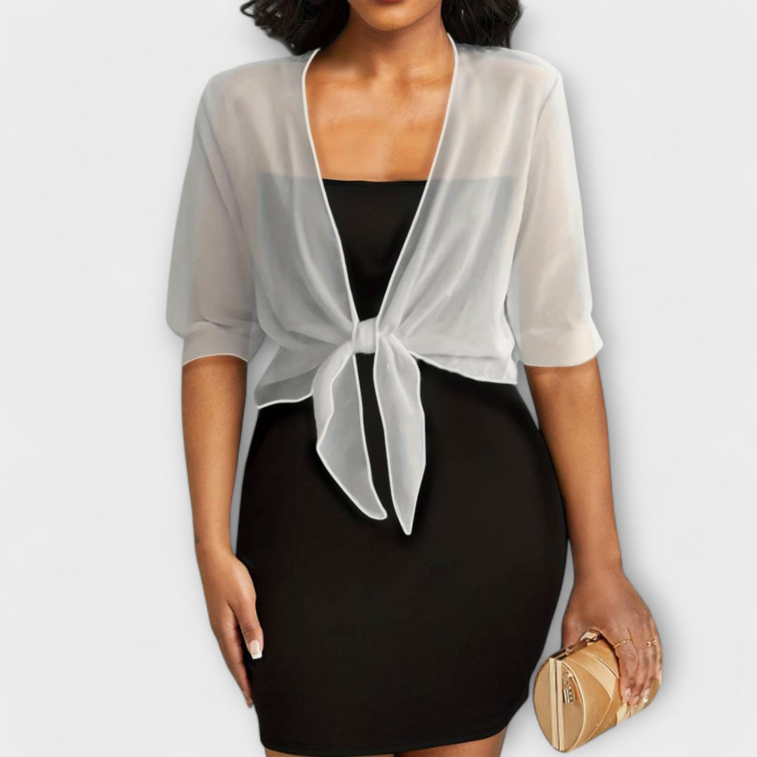 Olivia | Blouse with open front