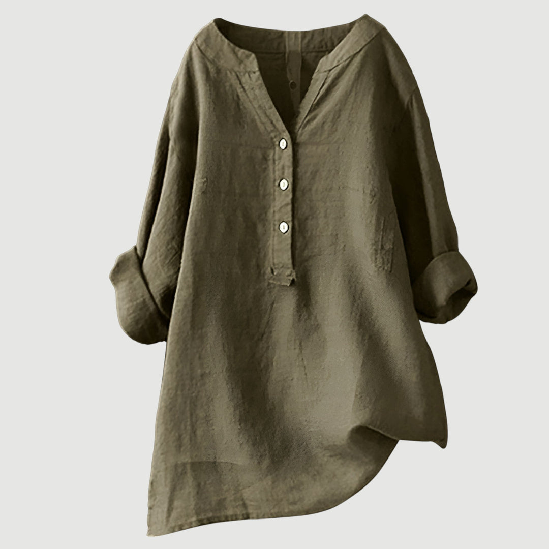 Freja™ | Airy and Comfortable Button-Up Shirt