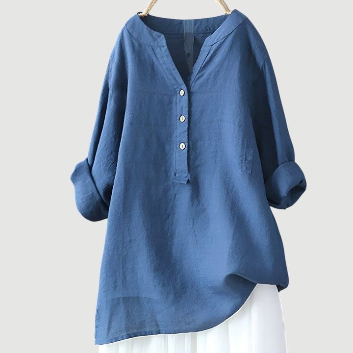 Freja™ | Airy and Comfortable Button-Up Shirt
