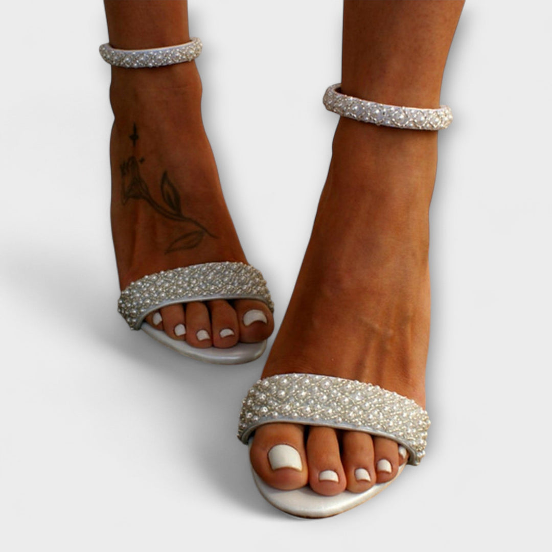 Mirella - Elegant bridal sandals with delicate straps