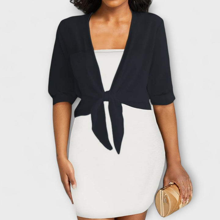 Olivia | Blouse with open front