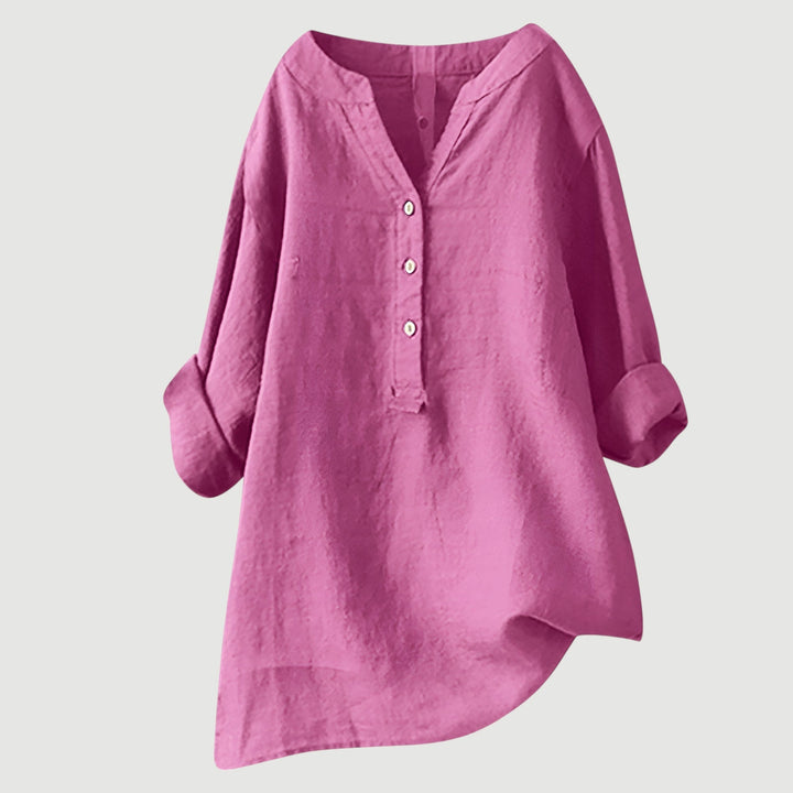 Freja™ | Airy and Comfortable Button-Up Shirt