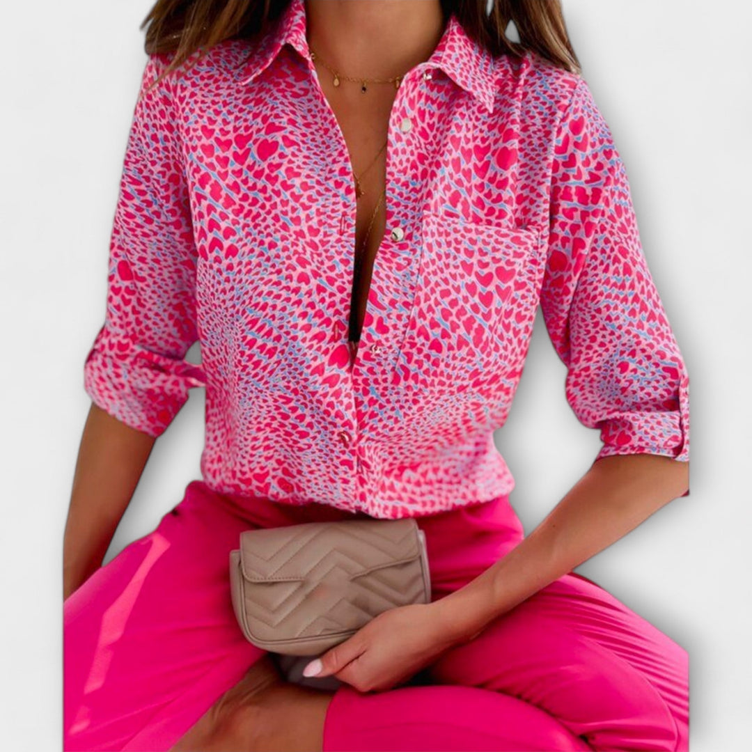 Joy | Blouse with classic collar