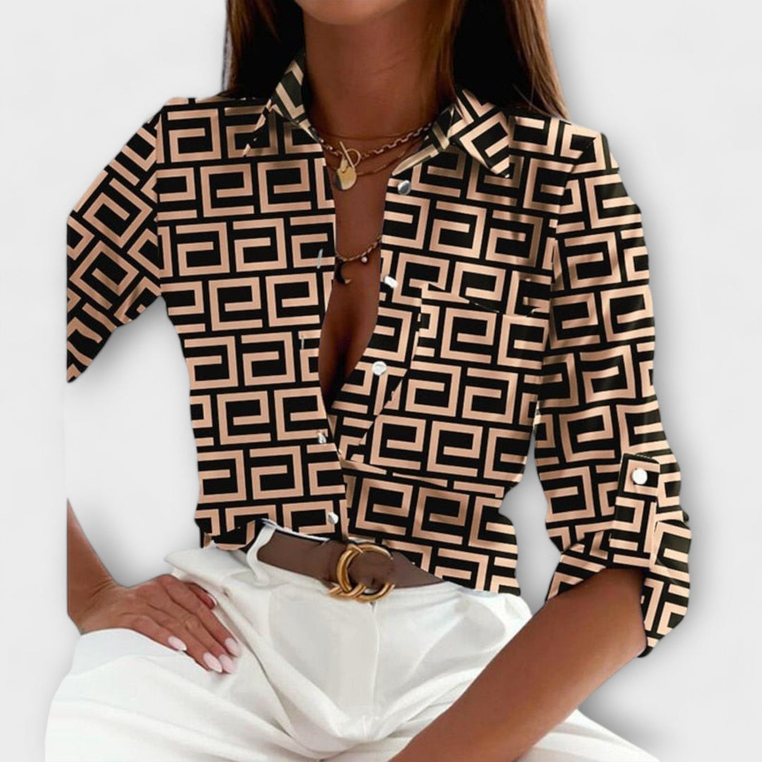 Joy | Blouse with classic collar